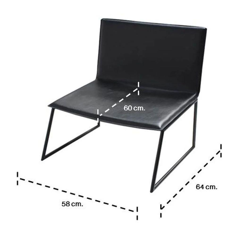 เก้าอี้พักผ่อน KONCEPT YOU & ME สีดำ