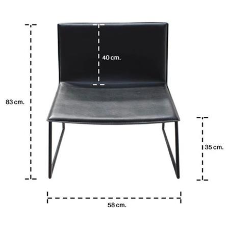 เก้าอี้พักผ่อน KONCEPT YOU & ME สีดำ_2