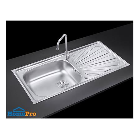 ซิงค์ฝัง 1 หลุม 1 ที่พัก MESTER DSX100 สีเงิน_1