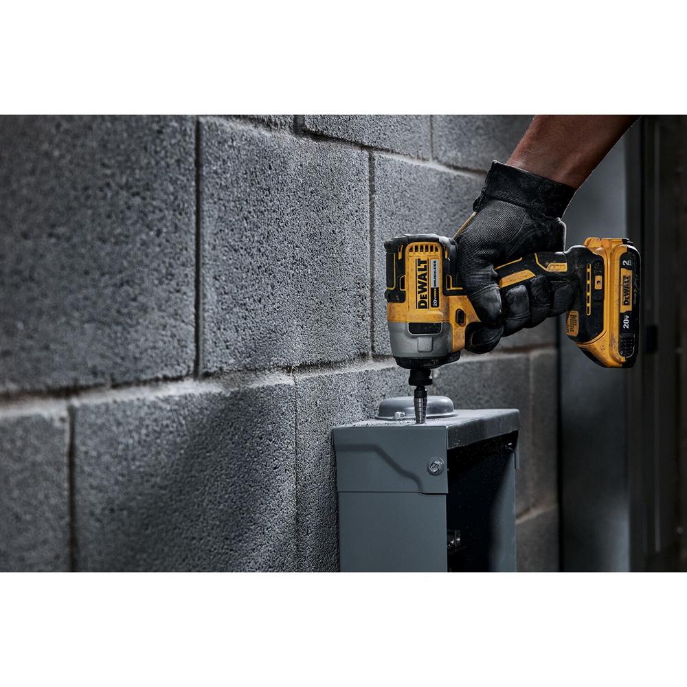 สว่านไขควงไร้สาย (พร้อมแบตเตอรี่) DEWALT DCF7871D2A 20 โวลต์ พร้อมดอกไขควง (แพ็ก 37 ชิ้น)