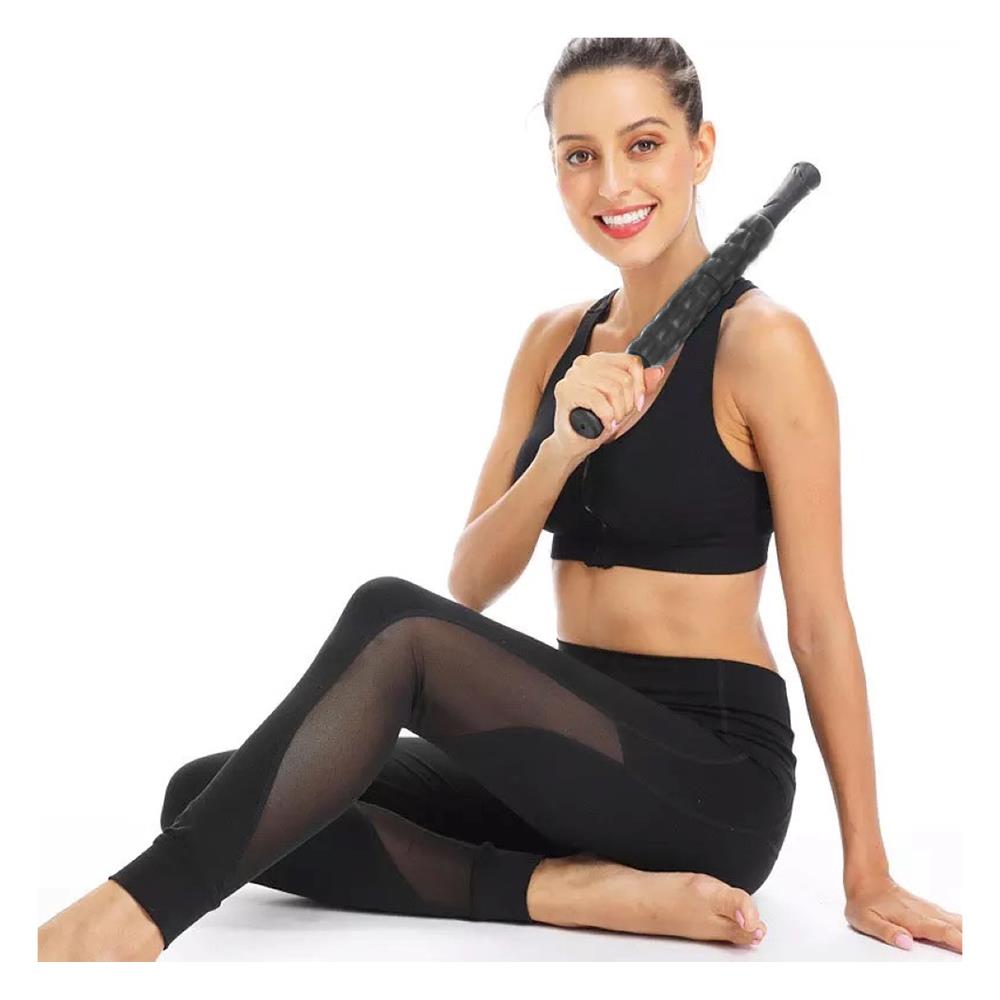 แท่งโรลเลอร์ยืดกล้ามเนื้อ N-ACTIVE สีดำ