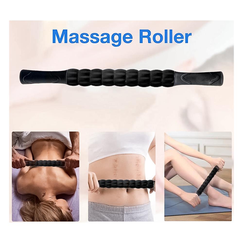 แท่งโรลเลอร์ยืดกล้ามเนื้อ N-ACTIVE สีดำ