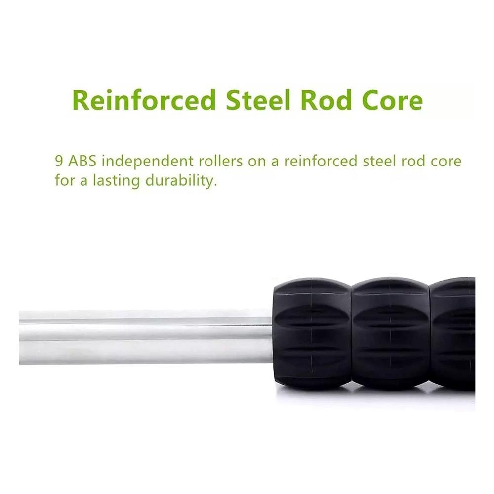 แท่งโรลเลอร์ยืดกล้ามเนื้อ N-ACTIVE สีดำ