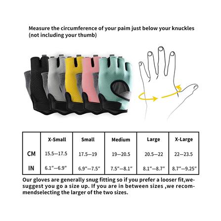 ถุงมือออกกำลังกาย N-ACTIVE SIZE XL สีชมพู_8