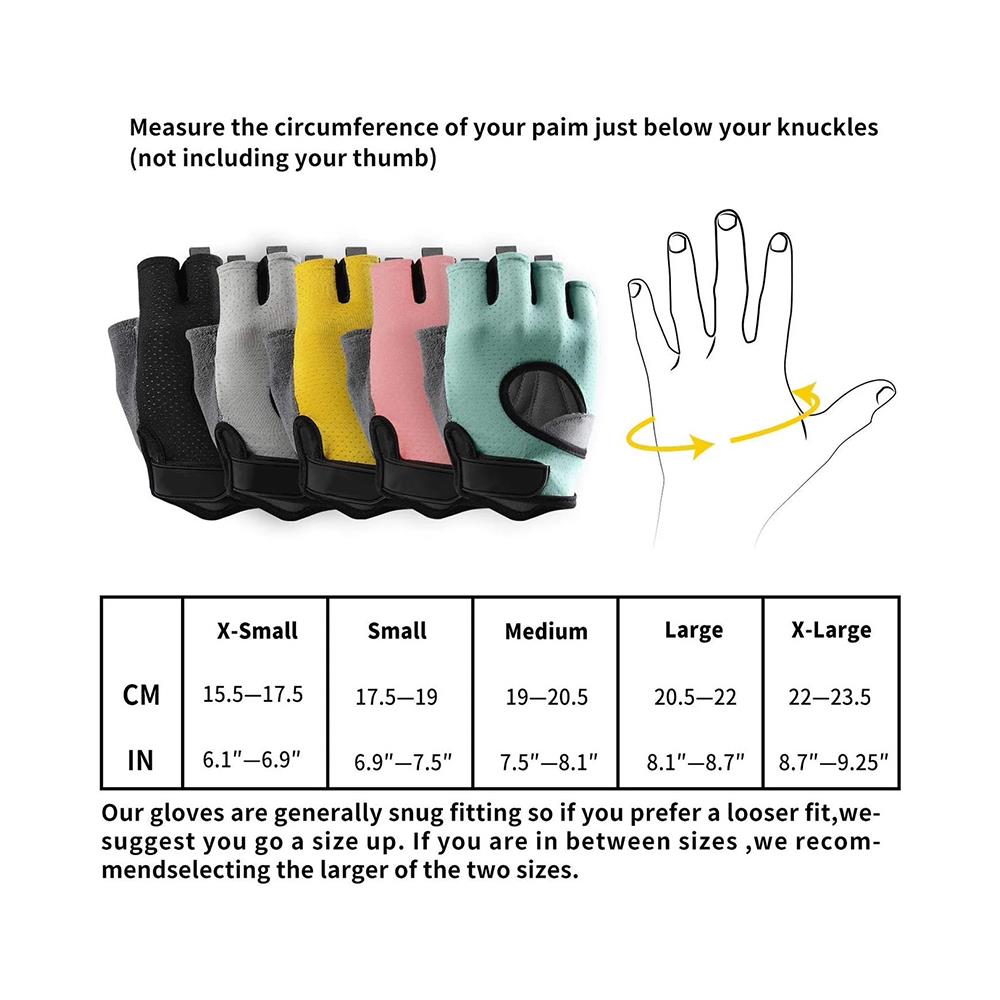 ถุงมือออกกำลังกาย N-ACTIVE SIZE L สีชมพู