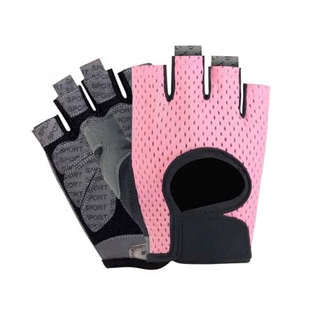 ถุงมือออกกำลังกาย N-ACTIVE SIZE L สีชมพู_2