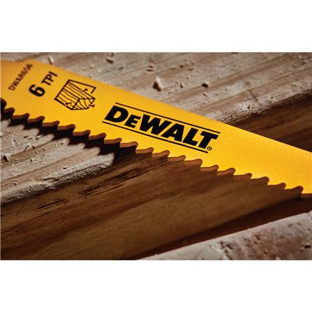 ใบเลื่อยจิ๊กซอ DEWALT DW4802 6 TPI 6 นิ้ว แพ็ก 5 ชิ้น_2
