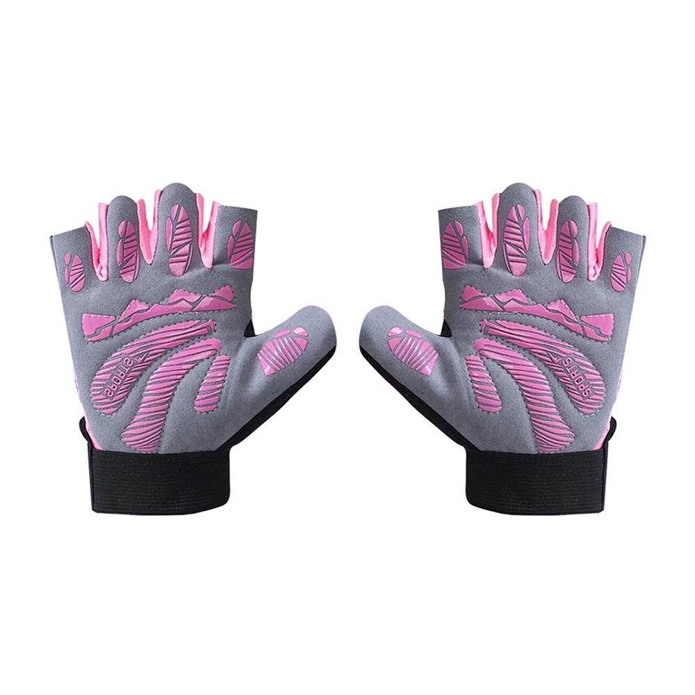 ถุงมือออกกำลังกาย GRANDE ไซซ์ L สีชมพู