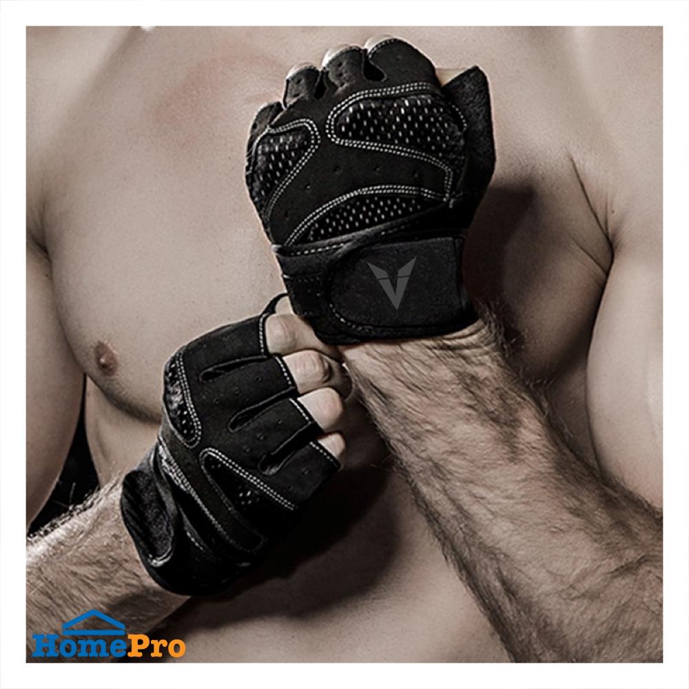 ถุงมือออกกำลังกาย GRANDE ไซซ์ L สีดำ