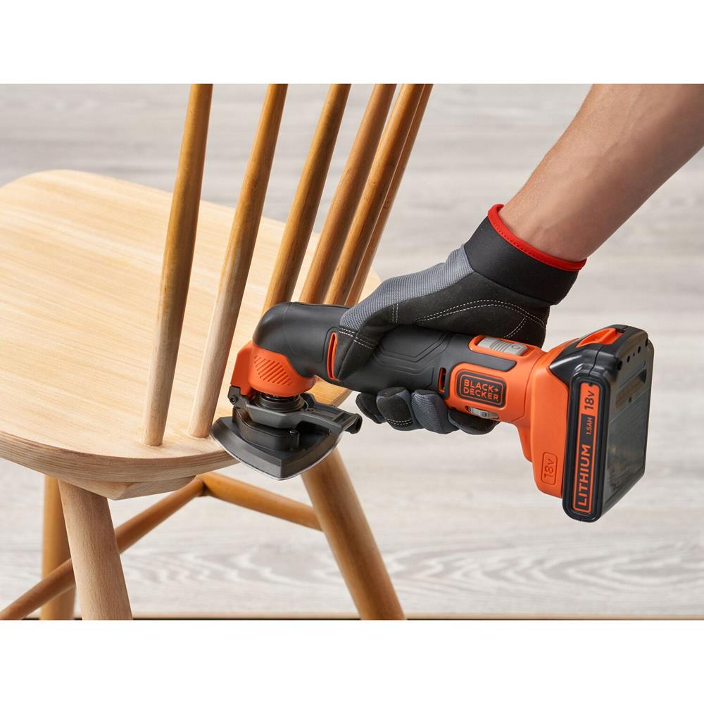 เครื่องมืออเนกประสงค์ระบบสั่น BLACK&DECKER BDCOS18D1K-B1 18 โวลต์