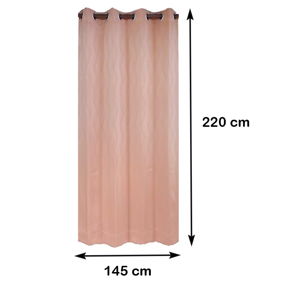 ผ้าม่าน EYELET HOME LIVING STYLE ZERMATT UV 145X220 ซม. สีส้ม