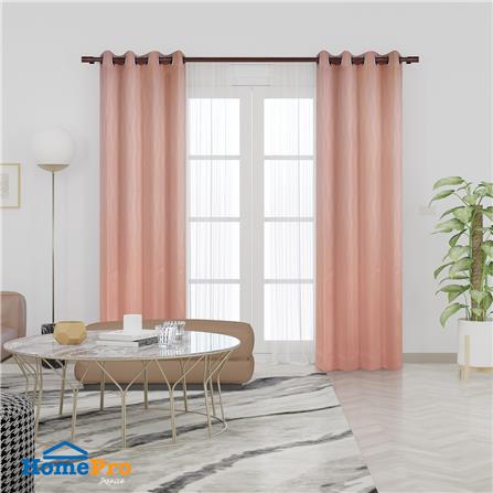 ผ้าม่าน EYELET HOME LIVING STYLE ZERMATT UV 145X220 ซม. สีส้ม_3