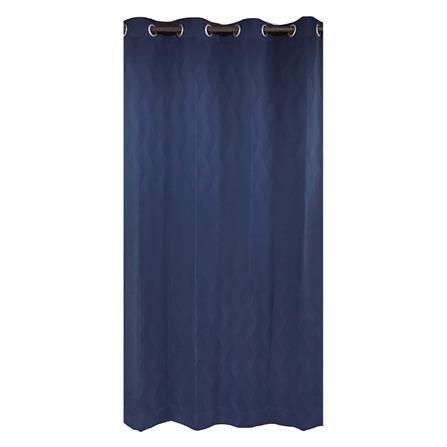 ม่าน EYELET HOME LIVING STYLE ZERMATT UV 145X160 ซม. สีน้ำเงิน