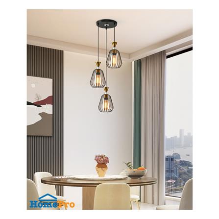 ไฟช่อ NEOLIGHT CS 9007-3 สีชา/ทอง/ขาว 3 หัว_1