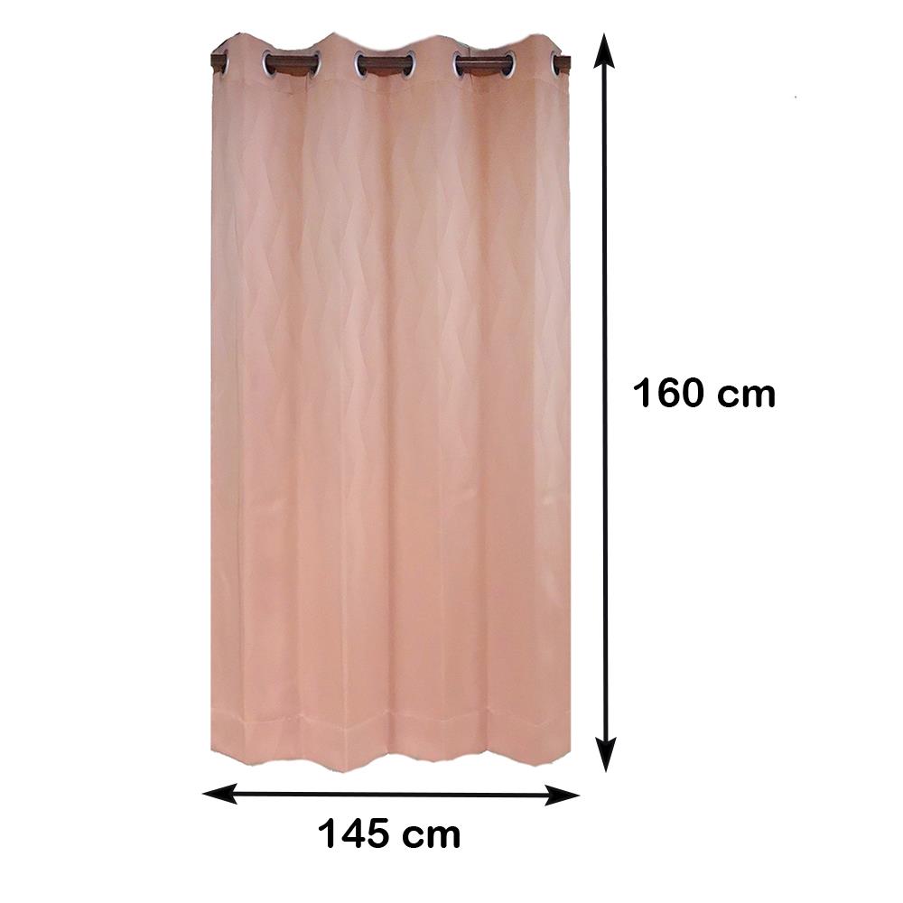 ม่าน EYELET HOME LIVING STYLE ZERMATT UV 145X160 ซม. สีส้ม