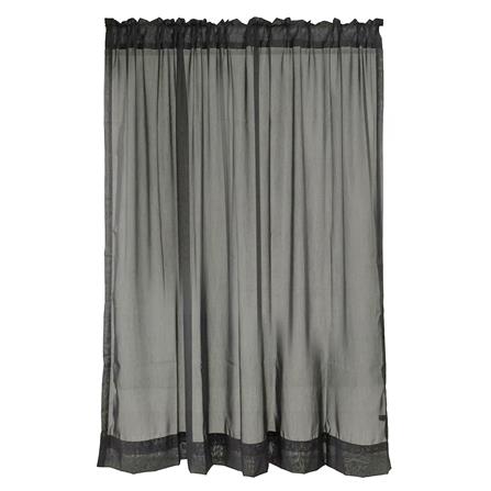 ผ้าม่านโปร่งสอดหู HOME LIVING STYLE RAIN 160X160 ซม. สีเทา