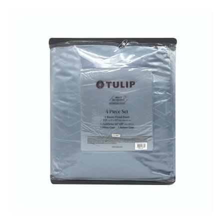 ชุดผ้าปูที่นอน 3.5 ฟุต 4 ชิ้น TULIP MICRO JACQUARD 02185-TJ007_3