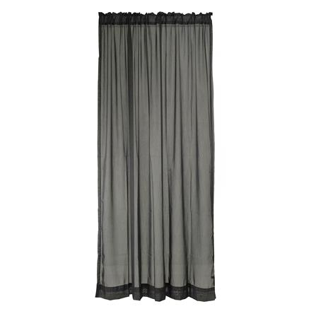 ผ้าม่านโปร่งสอดหู HOME LIVING STYLE RAIN 160X220 ซม. สีเทา