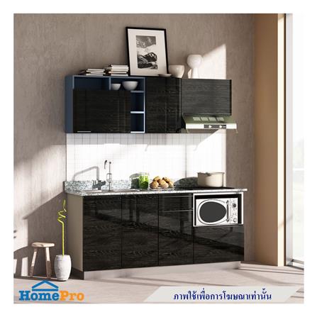 ตู้แขวนเดี่ยวเปิดขวา KITZCHO LUCIDA 40x60 ซม. สี DARK OAK_2