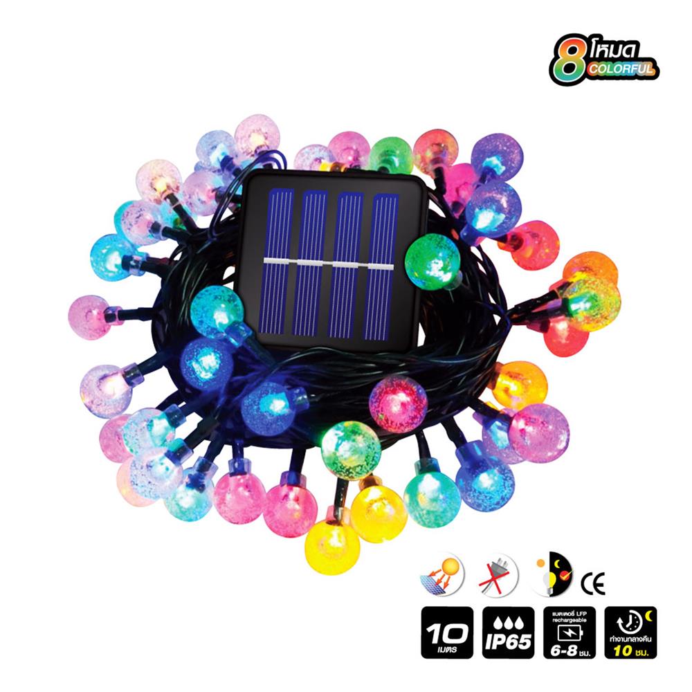 ไฟจัดสวน SOLAR HI-TEK HFSI005010 0.06 วัตต์ RGB สีดำ