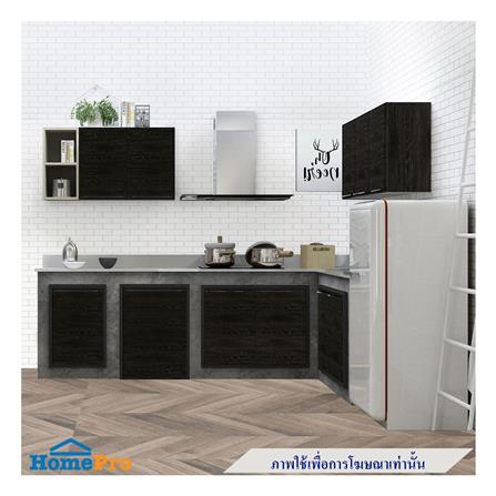 ตู้แขวนเดี่ยว KITZCHO LUCIDA 60x60 ซม. สี DARK OAK_2