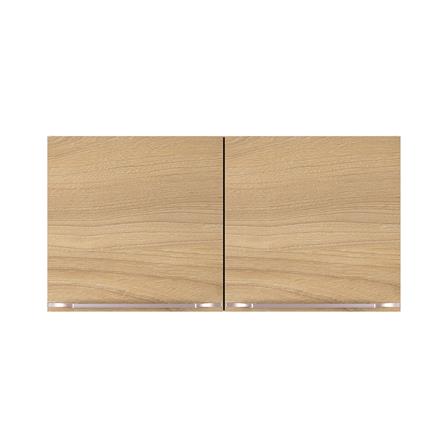 ตู้แขวนคู่ KITZCHO LUCIDA 80x40 ซม. สี HONEY OAK