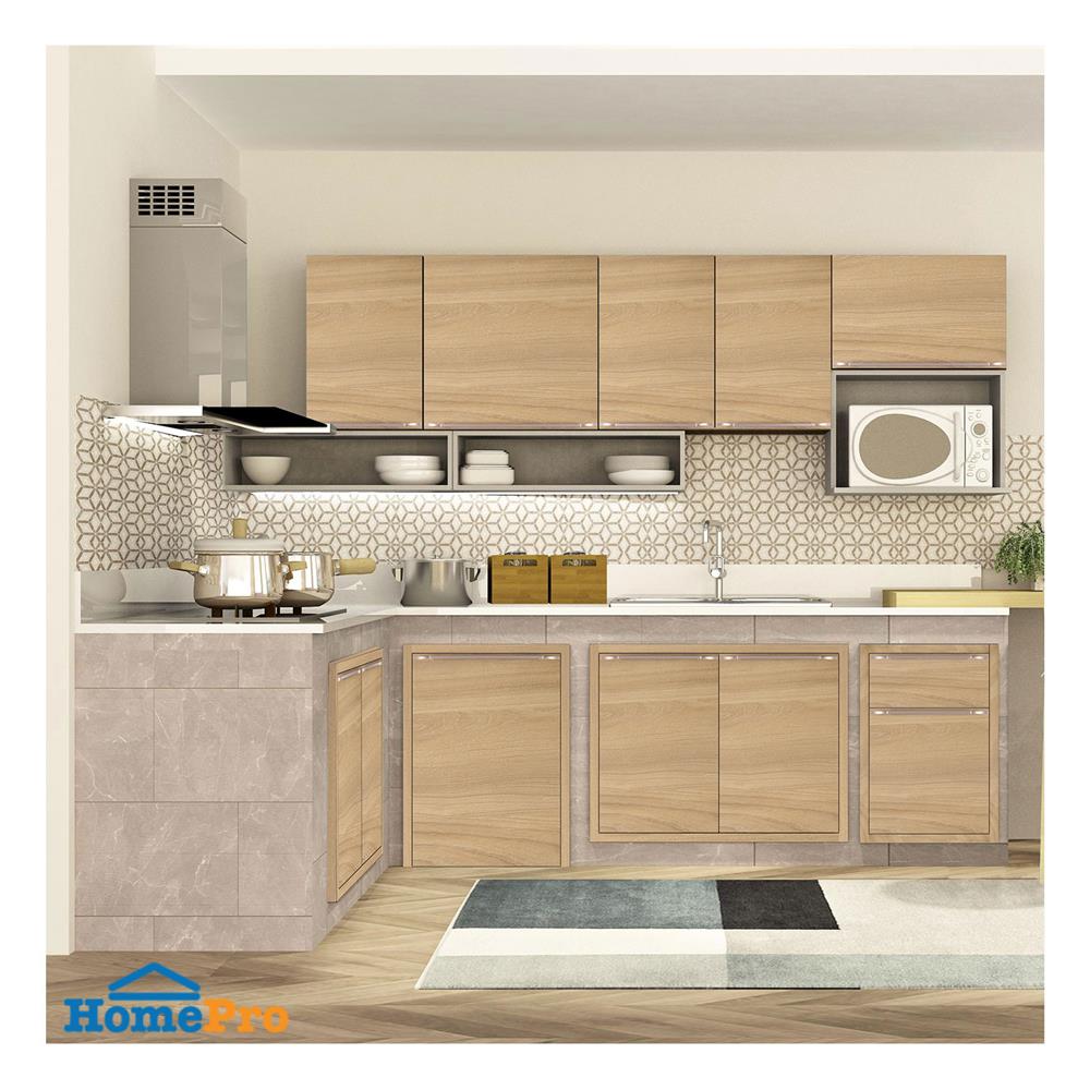 ตู้แขวนเดี่ยวเปิดขวา KITZCHO LUCIDA 60x40 ซม. สี HONEY OAK