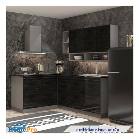 ตู้แขวนคู่ KITZCHO LUCIDA 80x60 ซม. สี DARK OAK_2