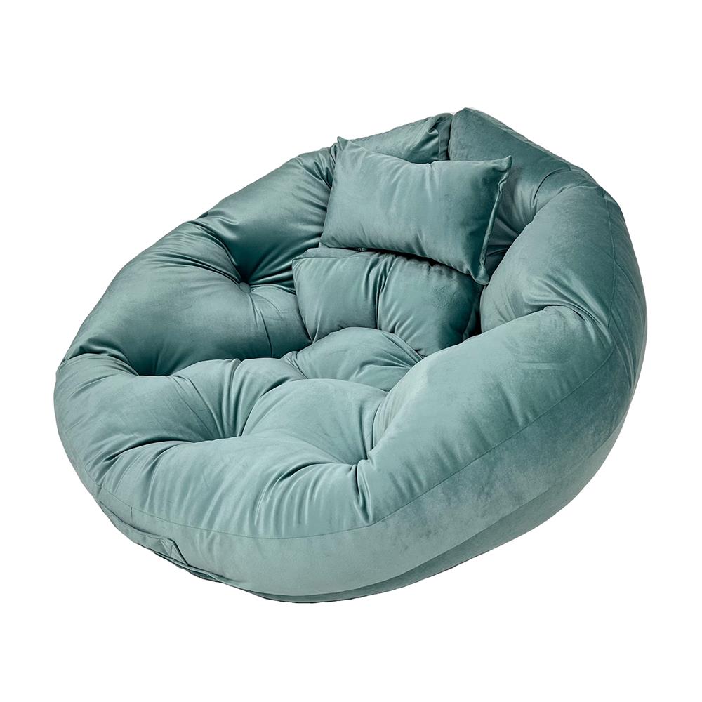 เบาะรองนั่ง HOME LIVING STYLE ROUND 34X43 นิ้ว สีเขียว