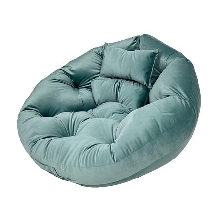 เบาะรองนั่ง HOME LIVING STYLE ROUND 34X43 นิ้ว สีเขียว_0