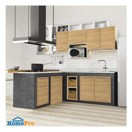 ตู้แขวนไมโครเวฟ KITZCHO LUCIDA 60x40 ซม. สี HONEY OAK_2