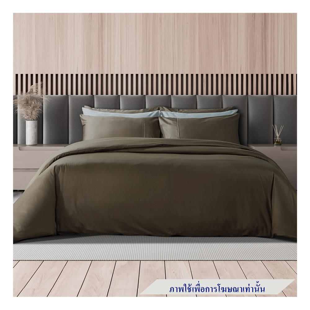 ชุดผ้าปูที่นอน 6 ฟุต 6 ชิ้น PREMIER SATIN ROYAL TOUCH SOLID SPC069