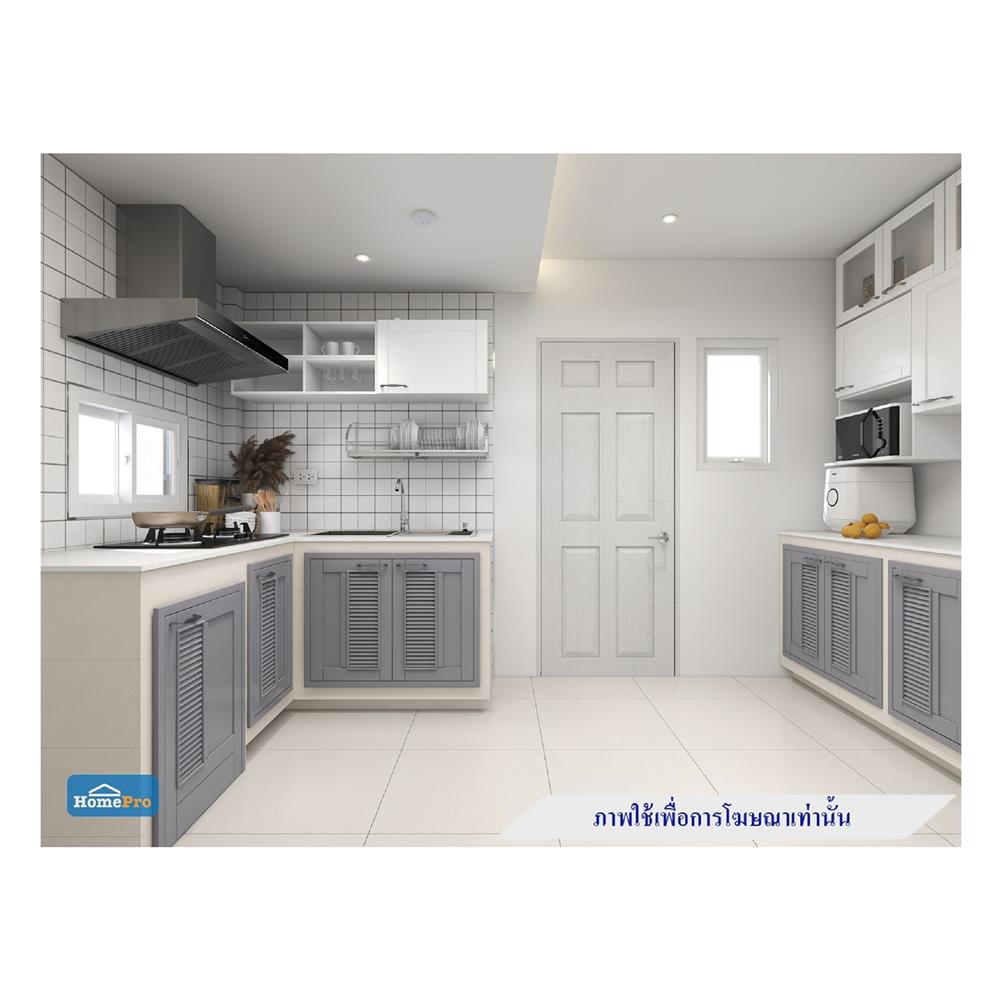 บานซิงค์คู่เกล็ดผสม KITZCHO ZOUL 86x66 ซม. สีเทา