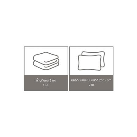 ชุดผ้าปูที่นอน 6 ฟุต 3 ชิ้น PREMIER SATIN ROYAL TOUCH SOLID SPC069_5