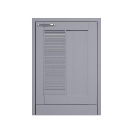 บานถังแก๊สเกล็ดผสม KITZCHO ZOUL 56x74 cm. สีเทา