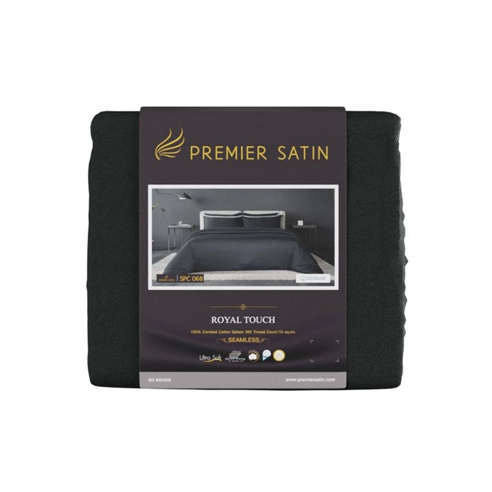 ชุดผ้าปูที่นอน 3.5 ฟุต 2 ชิ้น PREMIER SATIN ROYAL TOUCH SOLID SPC068