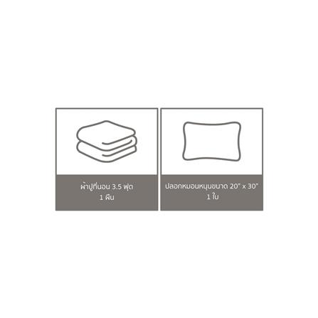 ชุดผ้าปูที่นอน 3.5 ฟุต 2 ชิ้น PREMIER SATIN ROYAL TOUCH SOLID SPC068_5