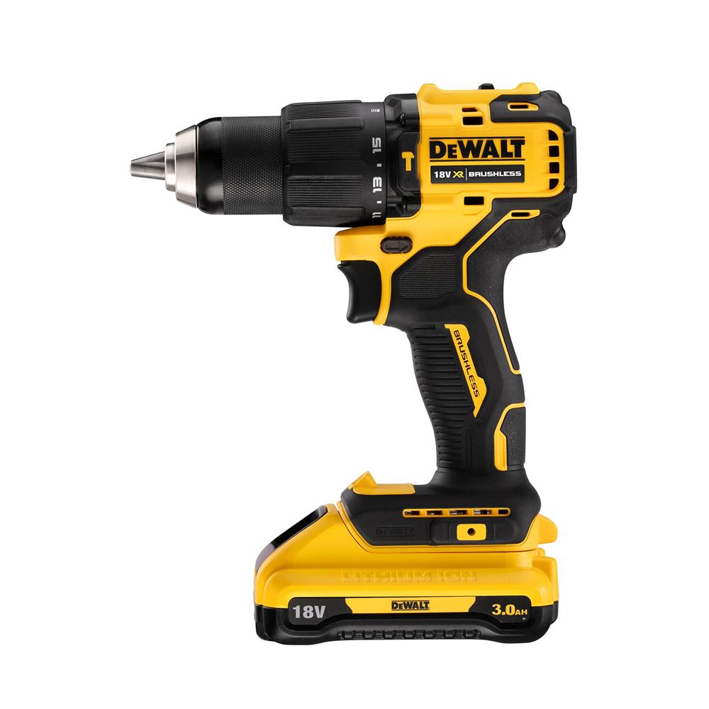 สว่านกระแทกไร้สาย (พร้อมแบตเตอรี่) DEWALT DCD709L2-B1 20 โวลต์