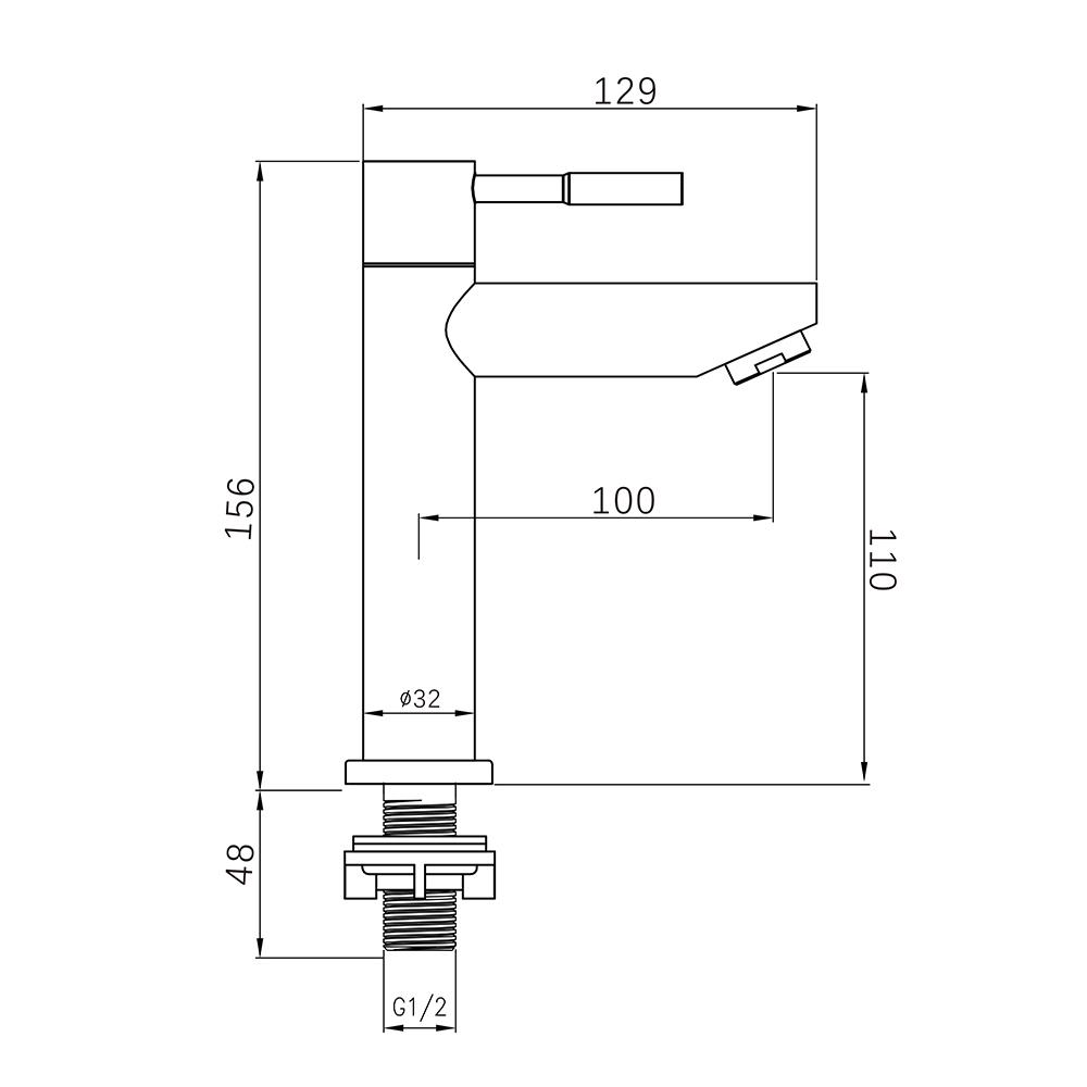 ก๊อกอ่างล้างหน้า DMG GL-1129