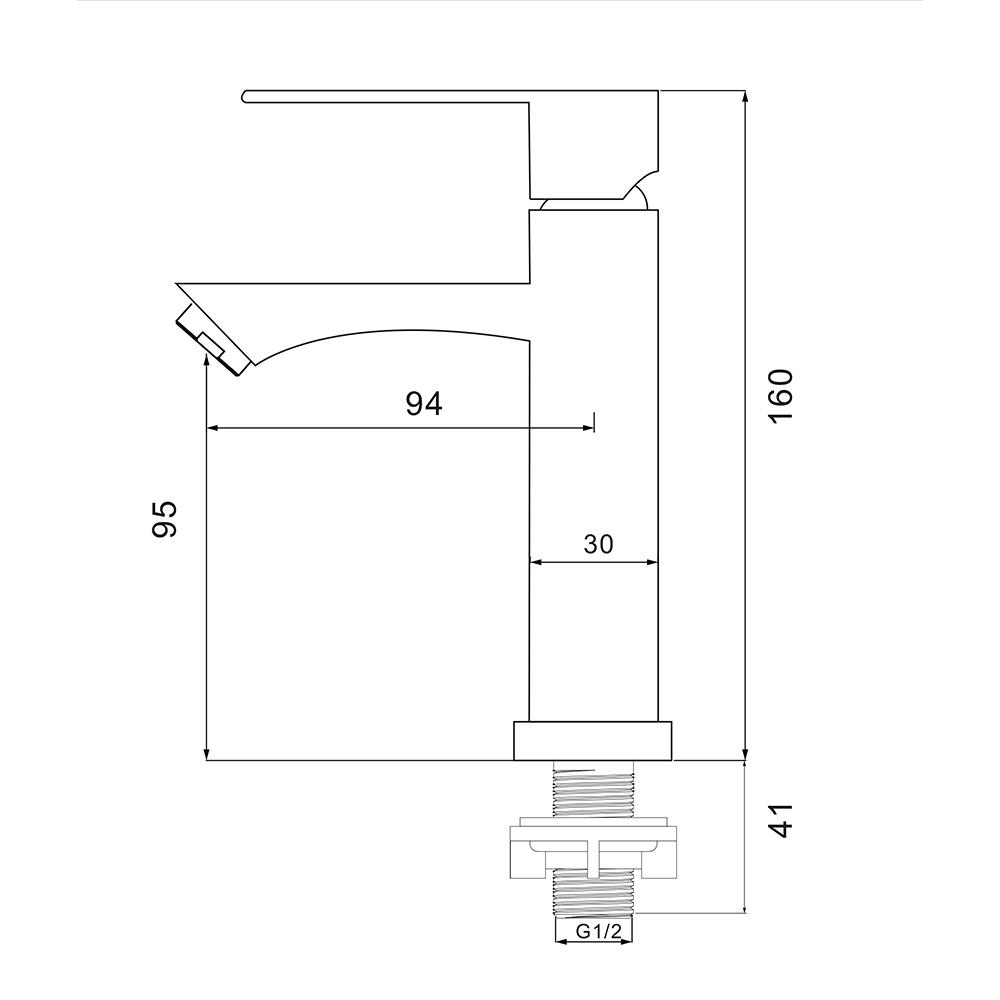 ก๊อกอ่างล้างหน้า DMG GL-1128