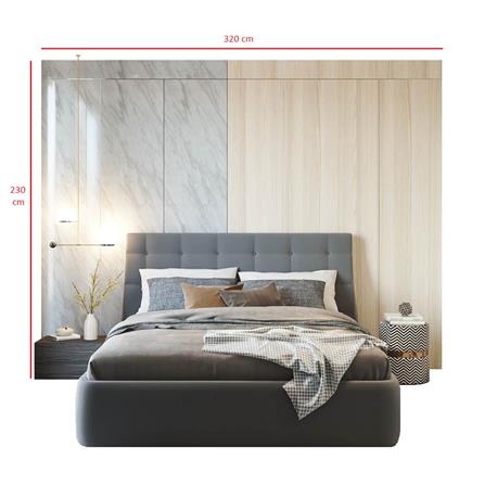 ผนังตกแต่งสำเร็จรูป SB BUILT IN 320 ซม. สี AUTUMN BROWN_2