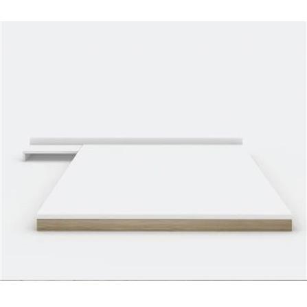 เตียง 6 ฟุต KONCEPT PLAY SLEEPI สีขาว/ลินเบิร์กโอ๊ค_3