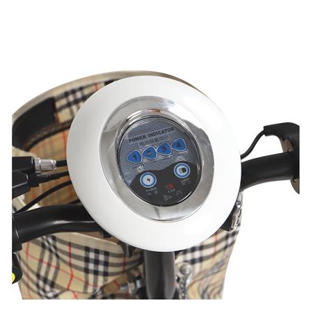 สกู๊ตเตอร์ไฟฟ้า GRANDE L6 สีขาว/แดง_3