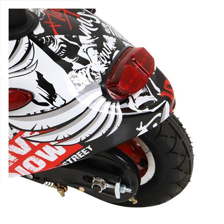 สกู๊ตเตอร์ไฟฟ้า GRANDE L6 สีขาว/แดง_7