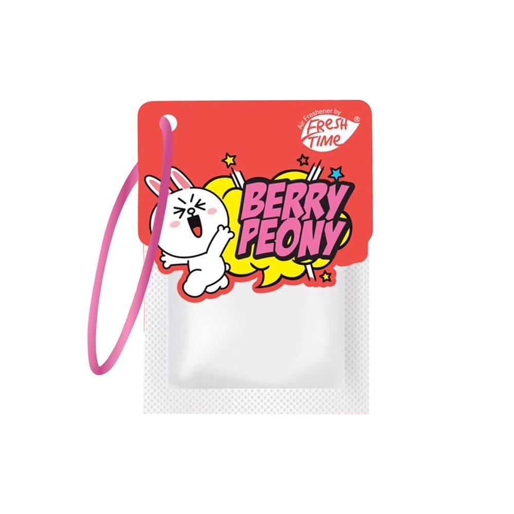 ถุงหอมปรับอากาศ FRESH TIME LINE FRIENDS 9 กรัม กลิ่นเบอร์รี่ พีโอนี