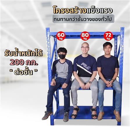 ชั้นวางของ 4 ชั้น EASY TOOLS M200B สีน้ำเงิน_3