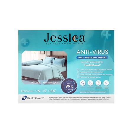 ชุดผ้าปูที่นอน 3.5 ฟุต 3 ชิ้น JESSICA ANTI-VIRUS 21068-JA004_3
