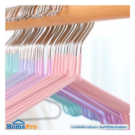 ไม้แขวนเสื้อ HANSEN แพ็ก 10 ชิ้น สีเขียว_6