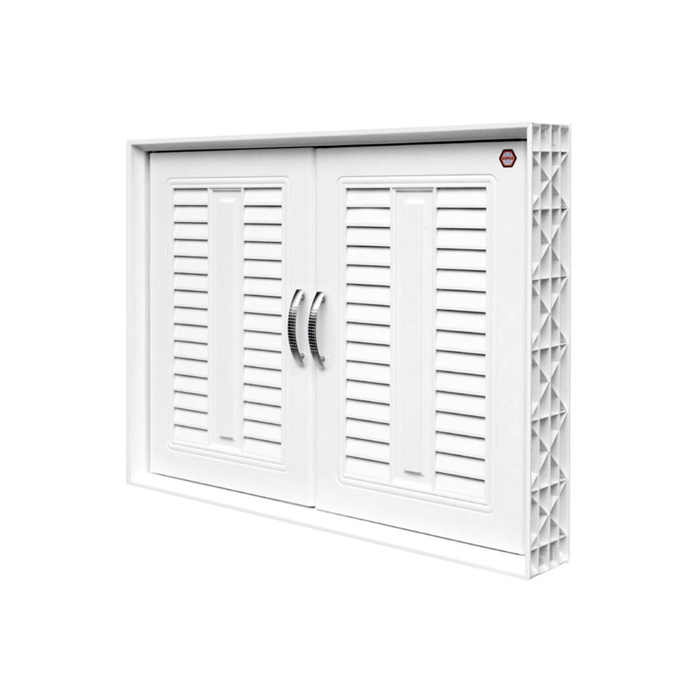 บานซิงค์คู่ SUPPER 85x64 ซม. L2 สีขาว