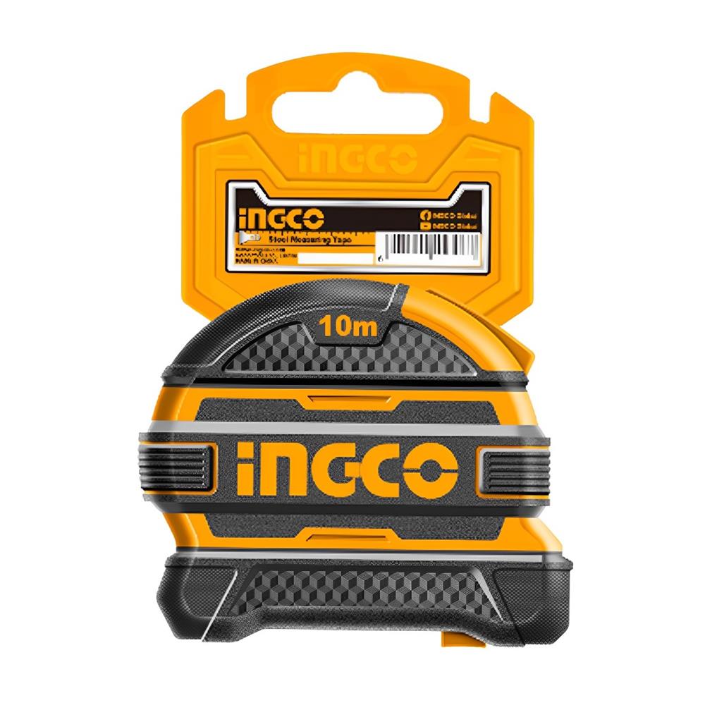 ตลับเมตร พร้อมตัวล็อก INGCO RUBBER 10 ม.